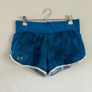 Under Armour Light Weight Running Training Shorts (Women's L) Blue